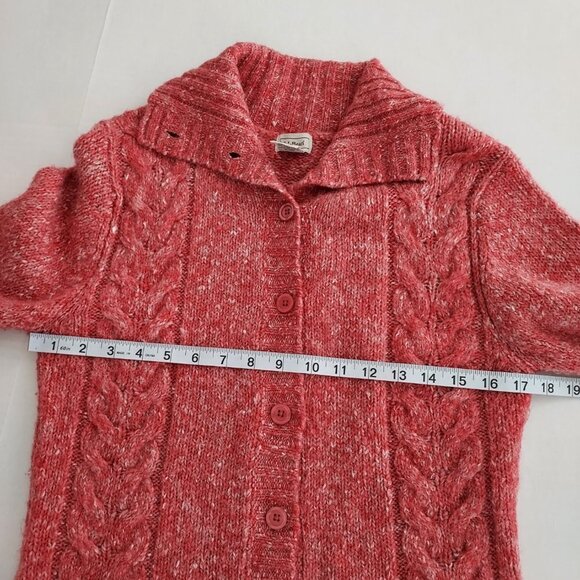 L.L.Bean Wool Blend Knit Cardigan - Picture 11 of 13